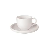 ESPRESSOTASSE MIT UNTERTASSE Afina weiß 50 ml - Weiß, Keramik (11.6/7.2/11.6cm) - Villeroy & Boch