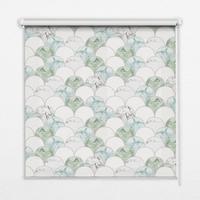 INNENROLLO - Fensterrollo - Rollo - 120x140 cm - Halbkreis - Grün, Kunststoff (120/140/0.5cm) - TULUP