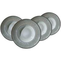 PASTATELLER Salerno grau ø 30,5 cm 4er Set - Grau, Keramik (30.5cm) - Ritzenhoff Breker