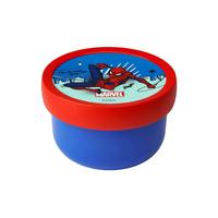 FRUCHTBOX MIT GABEL Campus Spiderman 300 ml - Blau/Rot, Kunststoff (6.7/10.4/6.7cm) - Mepal