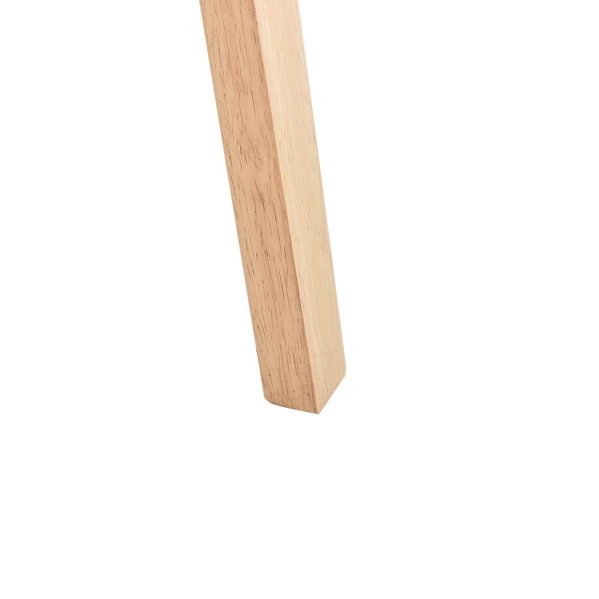 ESSZIMMERSTUHL 2er-Set Hellbraun Hopkins - Hellbraun/Beige, Holz (54/79/57cm) - Beliani