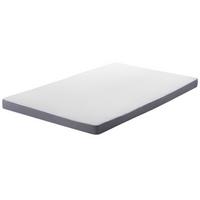 SCHAUMSTOFFMATRATZE medium 80/200/10 cm Piccolo - Weiß, Textil (80/200cm) - Beliani