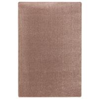 HOCHFLOR VELOURS TEPPICH LUNA - Mokka, Textil (100/100cm) - Snapstyle