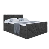 BOXSPRINGBETT MILTIO-Z KING - 140x200 - H3/H4 - Schwarz - Schwarz, Holzwerkstoff (140/200cm) - ALTDECOR