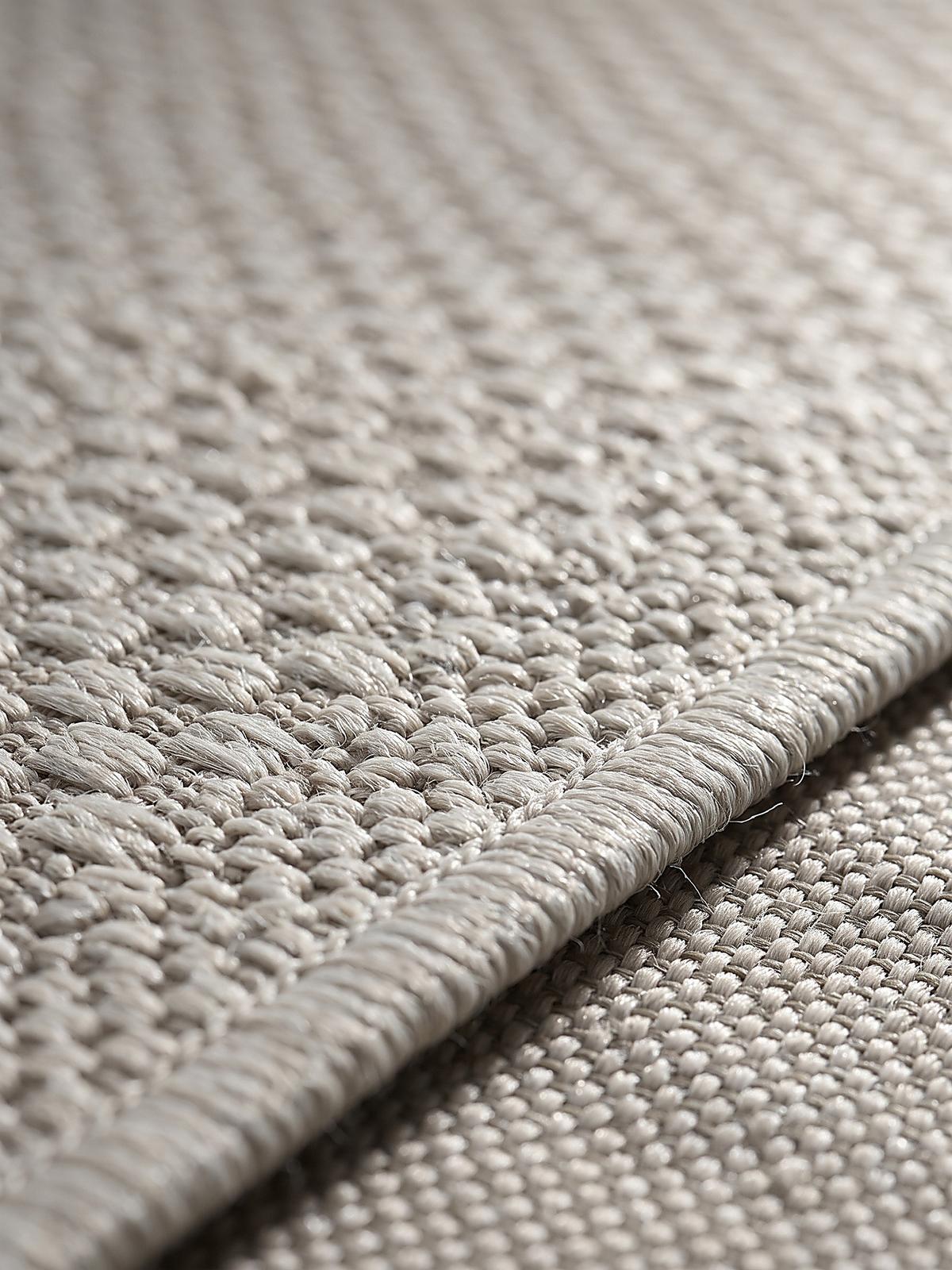 FLACHWEBTEPPICH NURE Polypropylen - Creme, Textil (160/220cm) - KADIMA DESIGN