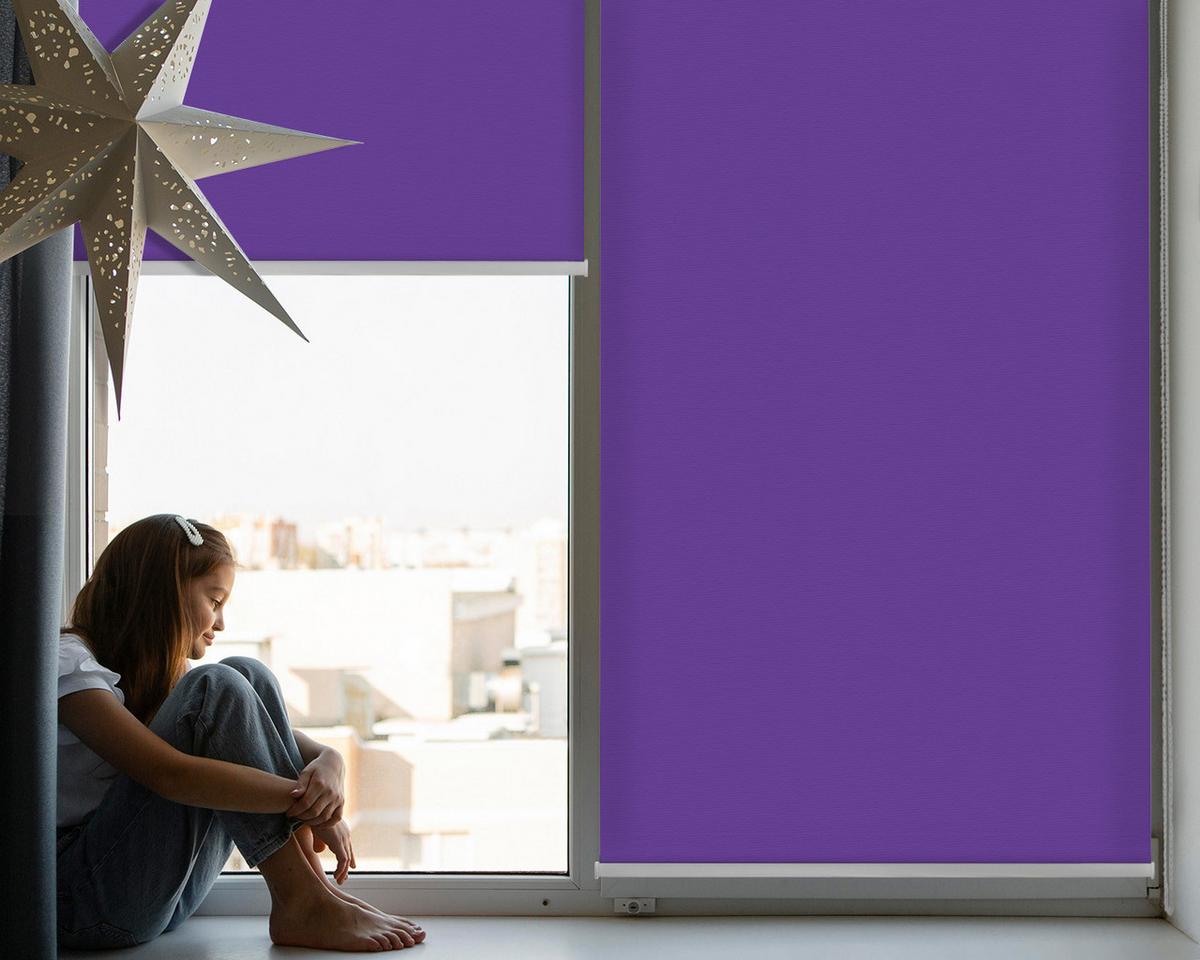 INNENROLLO - Fensterrollo - Rollo - 60x40 cm - Lila - Violett, Kunststoff (60/140/0.5cm) - TULUP