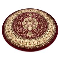 TEPPICH Royal 150 cm - Rot, Textil (150/150cm) - rugsX