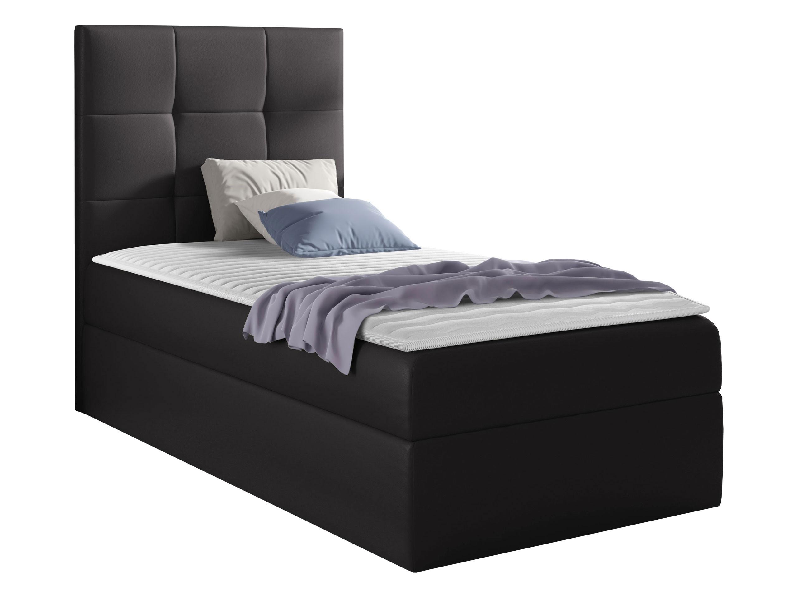 BOXBETT Mini 2, Seite zum Öffnen des Bettkastens: Links - H3 - Anthrazit, Holz (90/200cm) - MIRJAN24