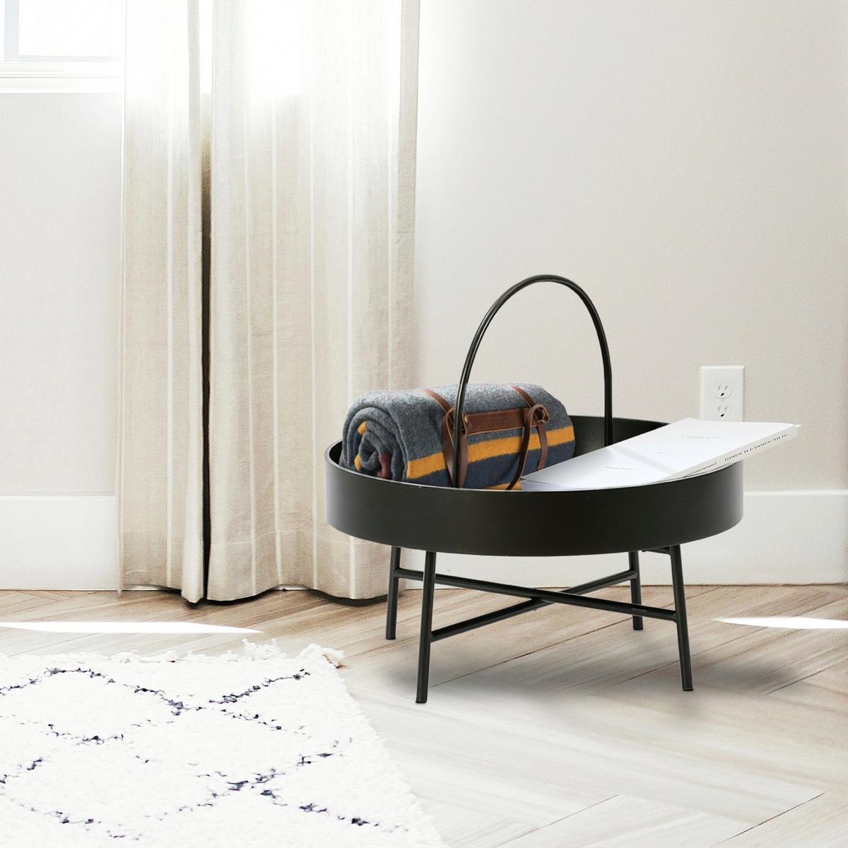 COUCHTISCH Manila, schwarzer - Schwarz, Holzwerkstoff (60/60/60cm) - VS Venta-stock