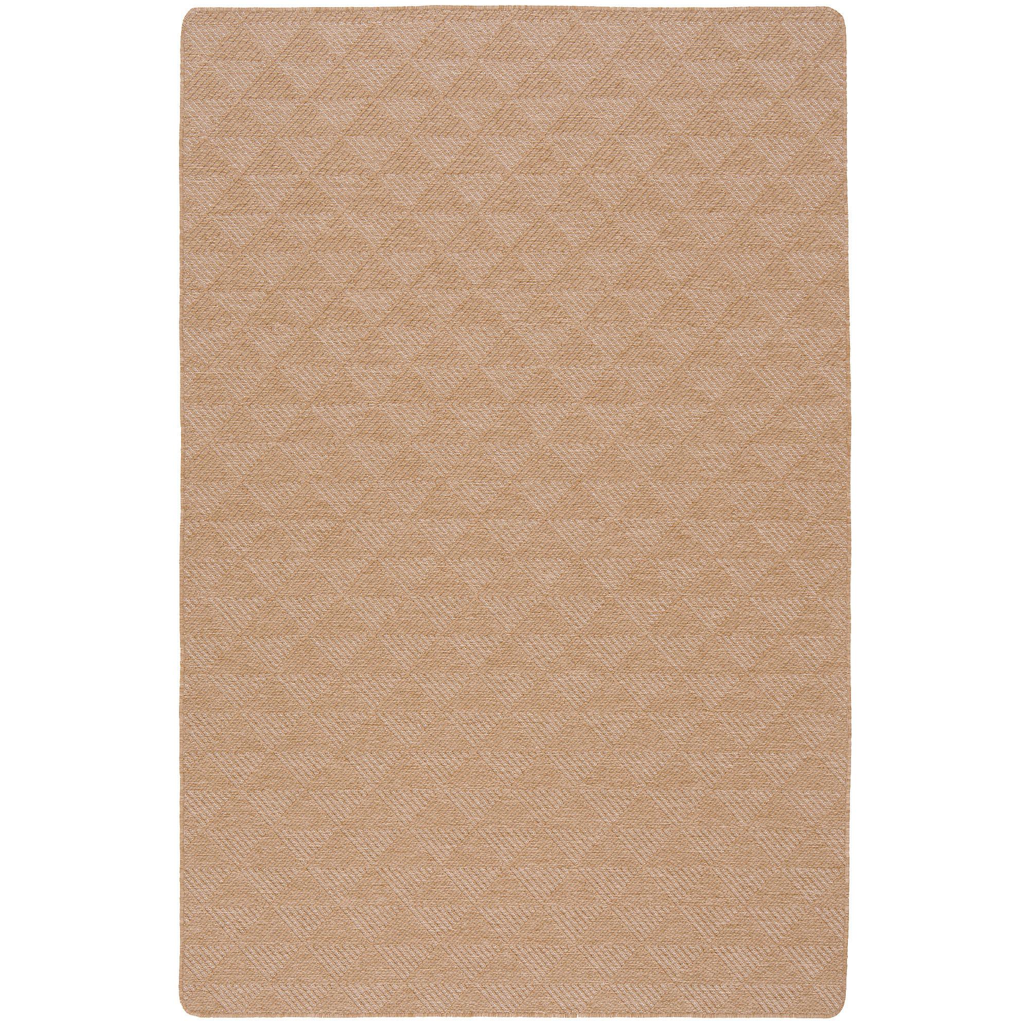 IN- UND OUTDOOR TEPPICH BEIDSEITIG NEWPORT MODERN - Nussbaumfarben, Textil (100/100cm) - Snapstyle