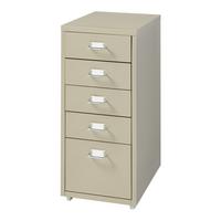 ROLLCONTAINER Kökar - Braun, Metall (28/69/41cm) - [en.casa]