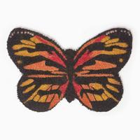 FUSSMATTE Schmetterling, Kokos 40/60 cm - Multicolor, Naturmaterialien (40/60cm) - Homescapes