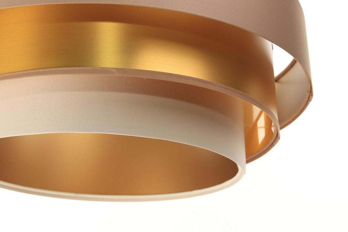 HÄNGELEUCHTE Beige 60/20 cm - Beige, Kunststoff (60/1/20cm) - ONZENO