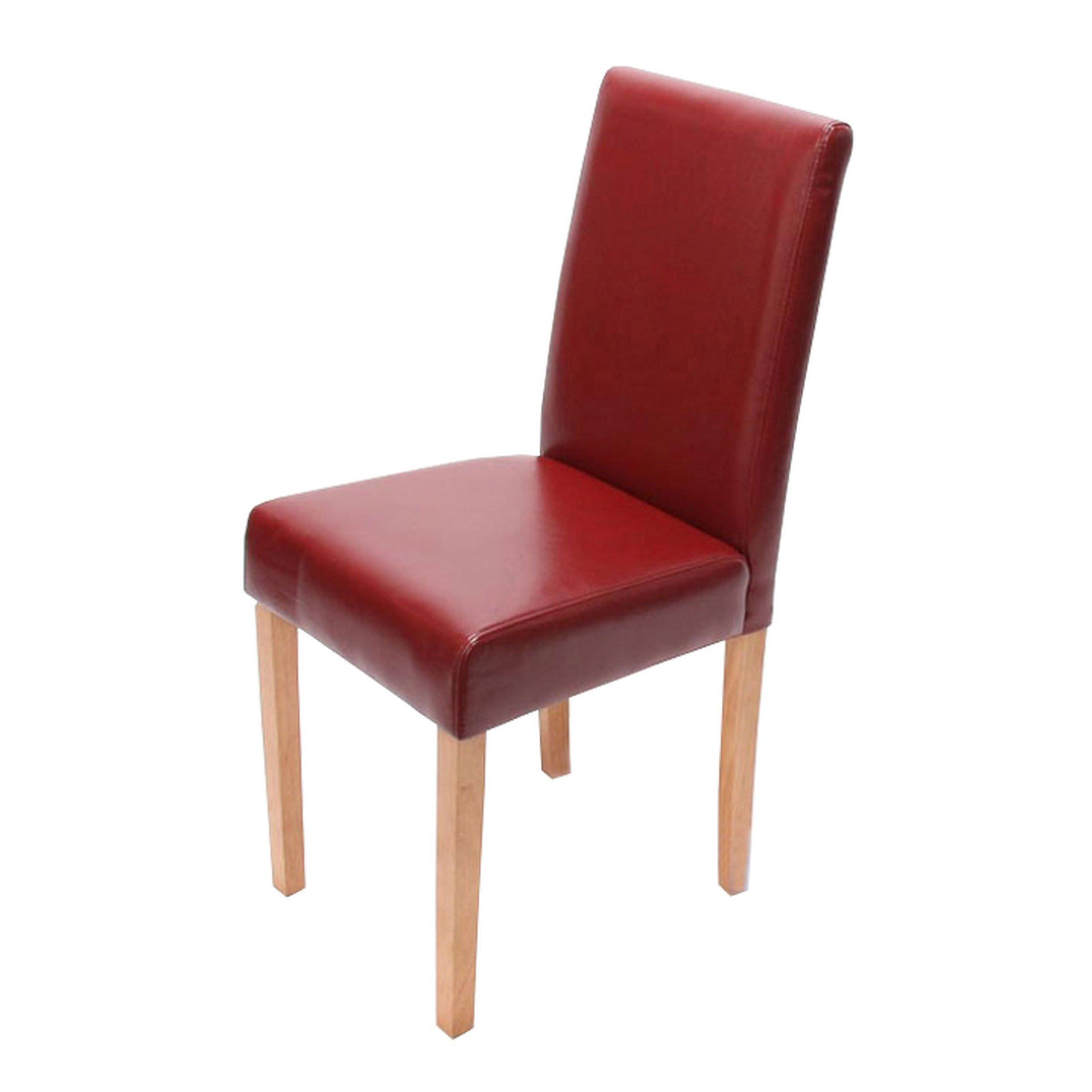 ESSZIMMERSTUHL Rot, Braun - Rot/Braun, Textil (43/90/56cm) - MCW