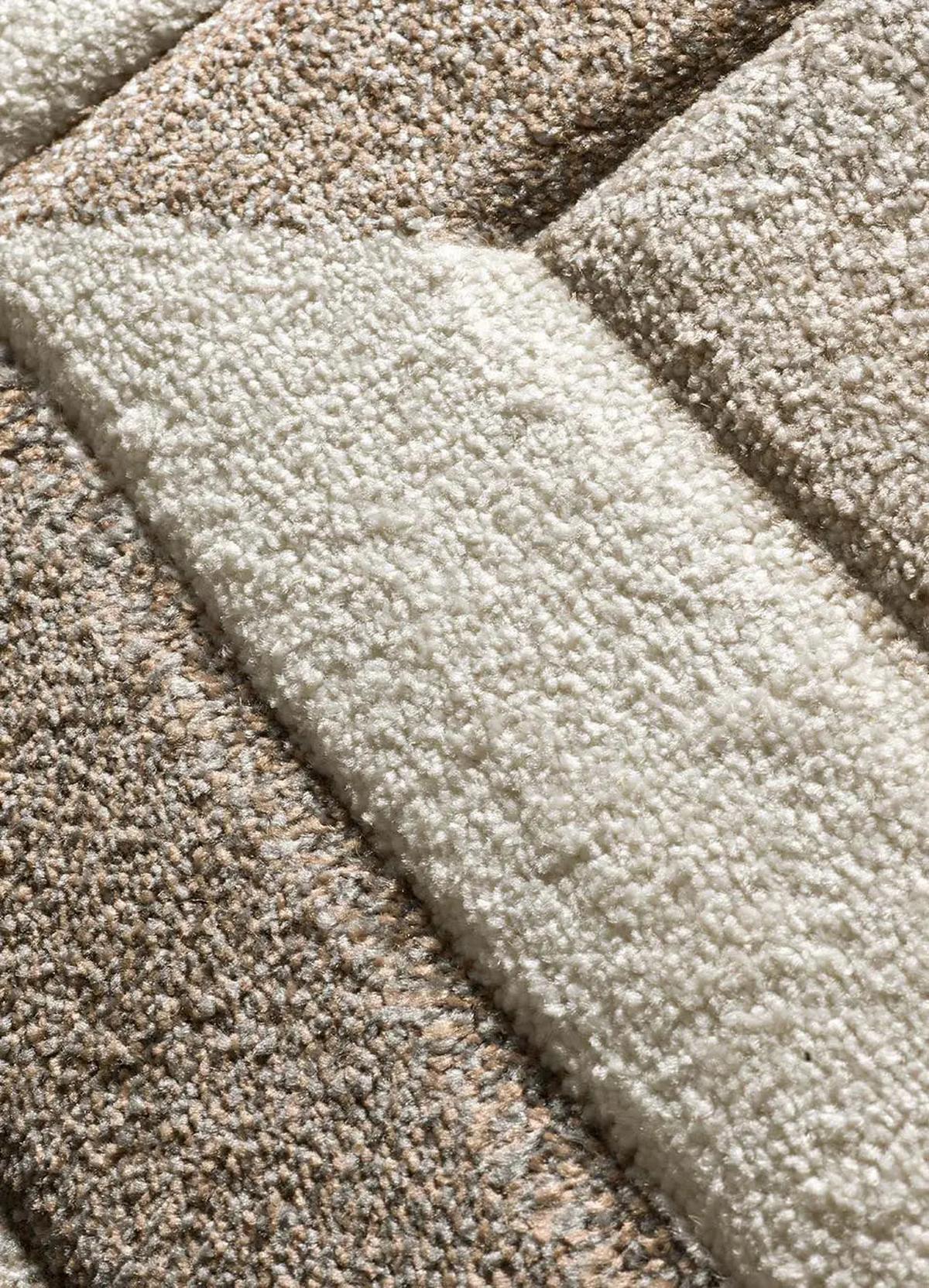 KURZFLORTEPPICH Braun / Creme Badet 200/290 cm - Creme/Braun, Textil (200/290cm) - Atticgo
