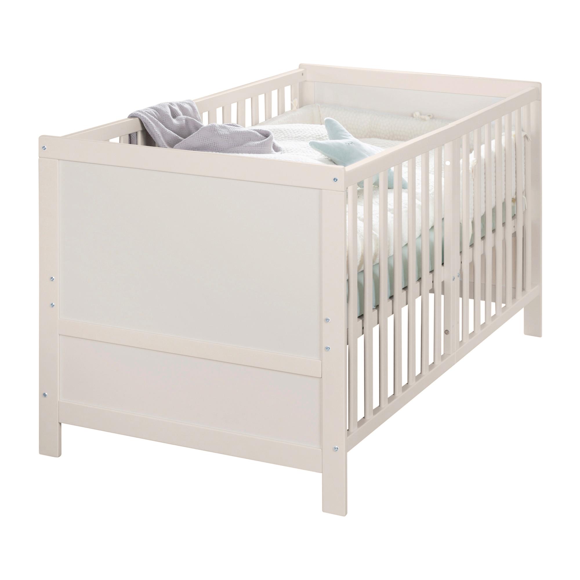 BABYBETT Easy Sleep 70 x 140 cm - Hellgrau, Holzwerkstoff (70/140cm) - Roba