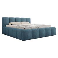 POLSTERBETT Kevson Boucle - Blau, Holzwerkstoff/Textil (180/200cm) - MIRJAN24