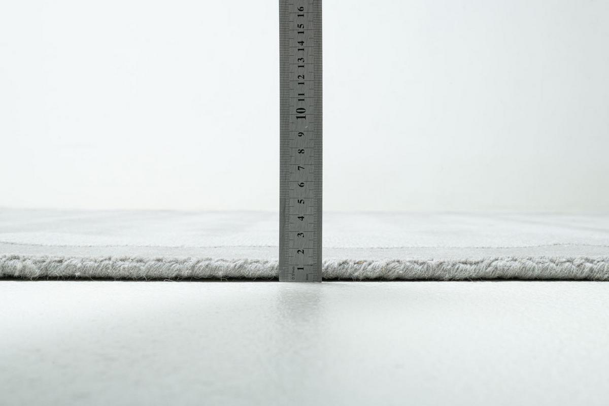 HANDTUFT-TEPPICH Usedom 190x290 cm - Grau, Textil (190/290cm) - THEKO