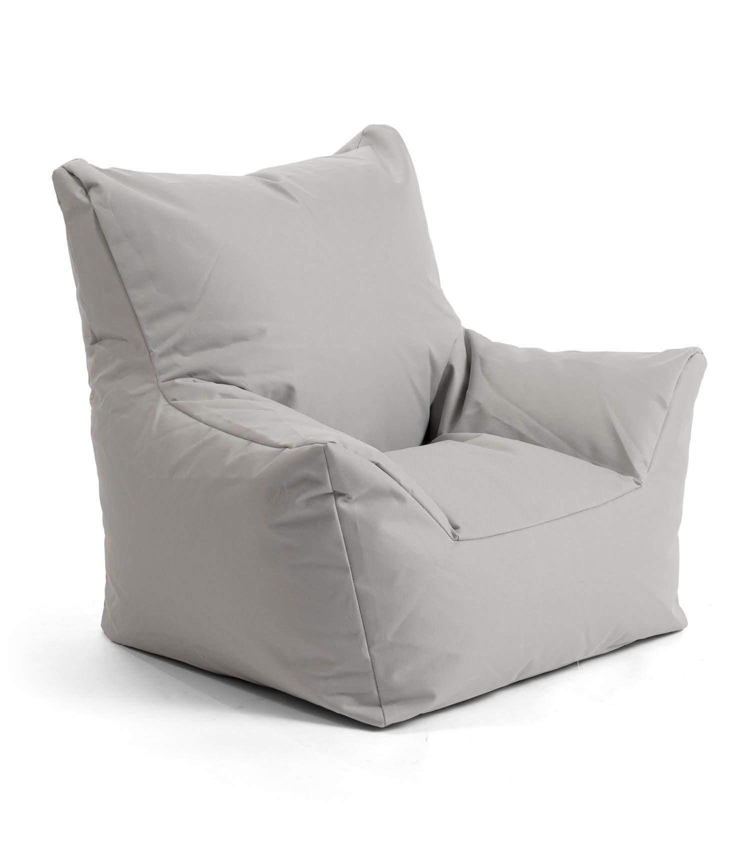 OUTDOOR-KINDER-SITZSACK Der Gartenzwerg - Grau, Textil (52/57/53cm) - Mokebo