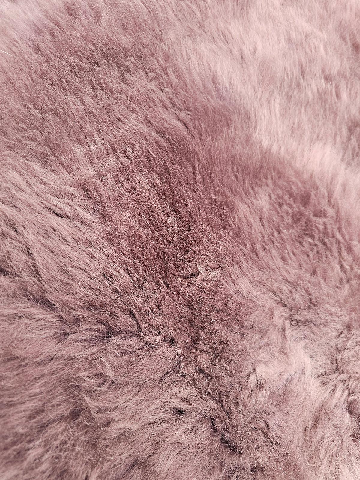 SCHAFFELL Natur Mauve Grau Lila Weich & Dicht ca. 130 cm - Lila/Mauve, Fell (70/130cm) - Provellus