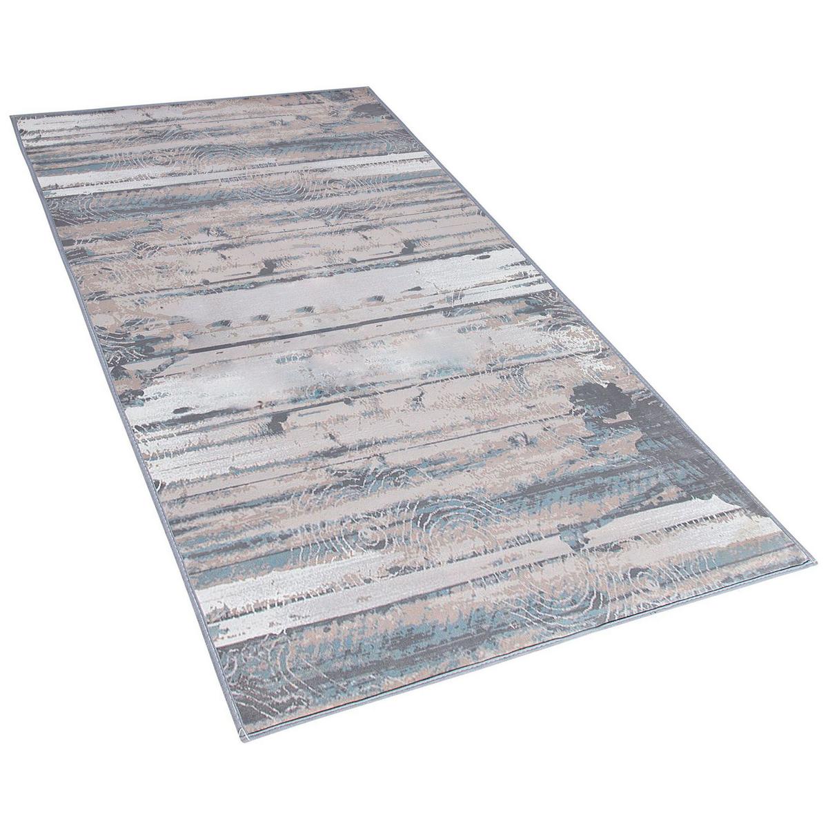 KURZFLOR-TEPPICH Dallica 150/80 cm - Grau, Kunststoff (80/150cm) - Beliani