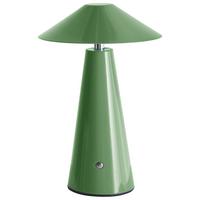 LED-TISCHLEUCHTE Grün/Schwarz/Weiß/Silber Apayao - Silberfarben/Schwarz, Metall (18/18/29cm) - Beliani