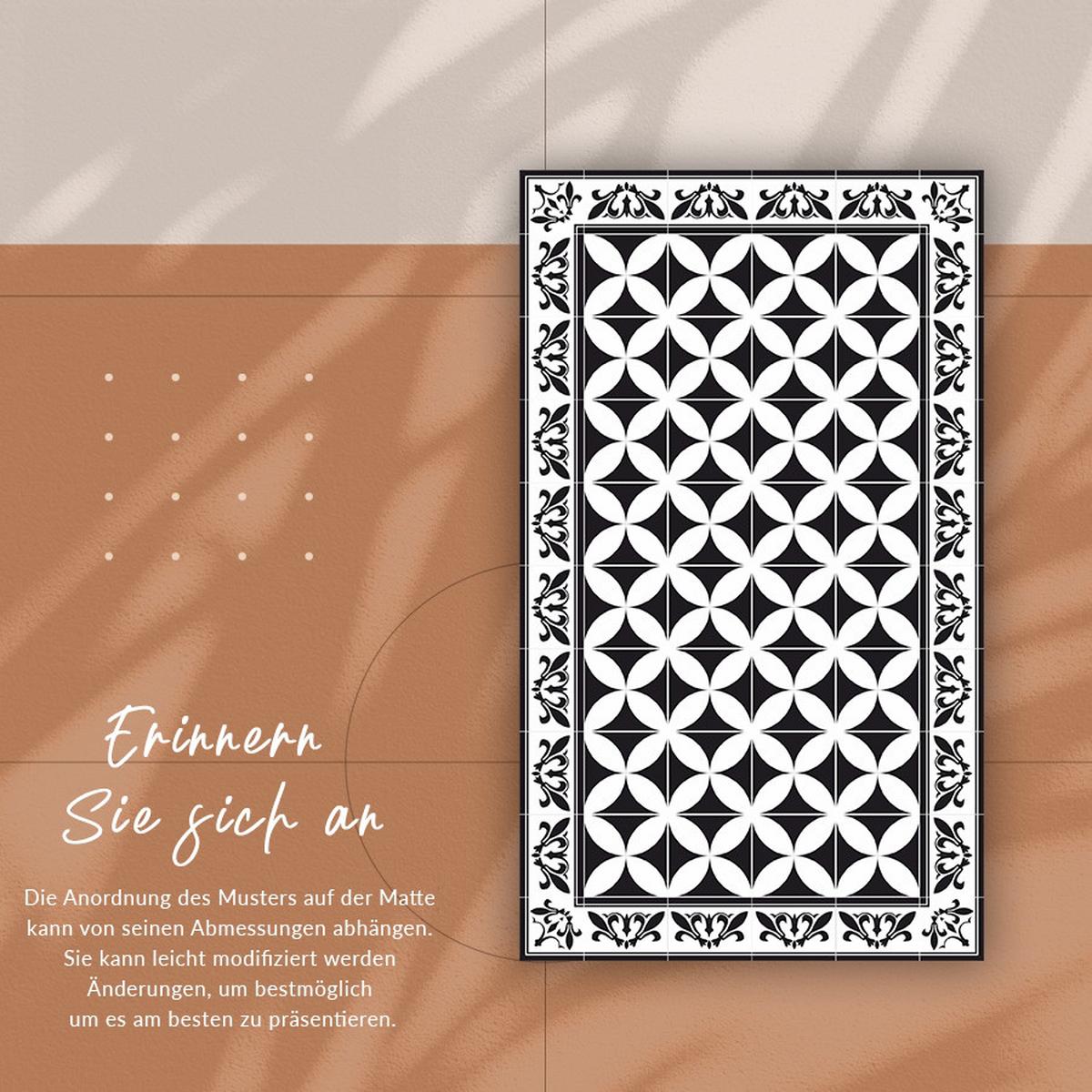 VINYL TEPPICH 120x180 cm Beige mit Linien - Sandfarben, Kunststoff (120/180cm) - TULUP
