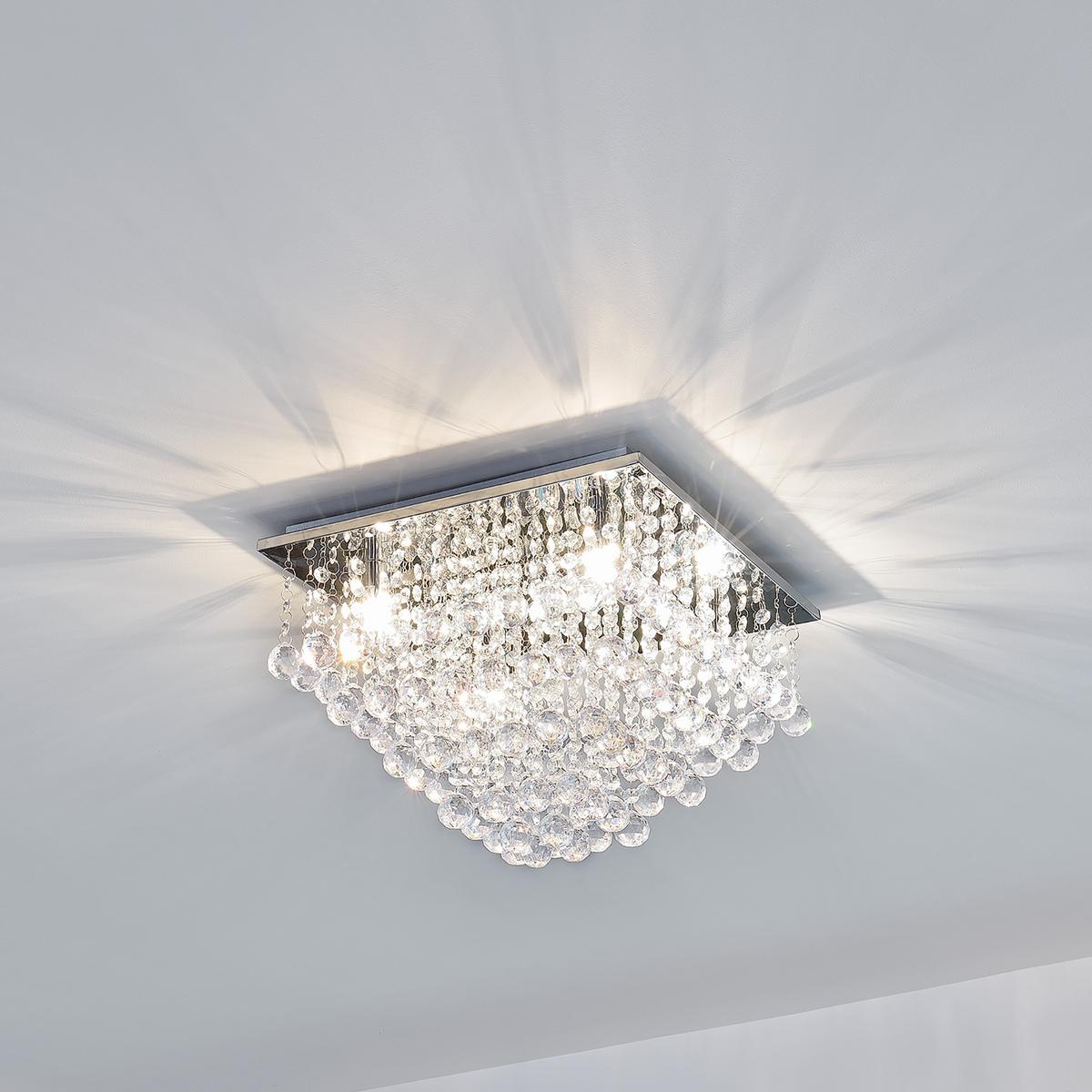 KRONLEUCHTER Veli Prisma - Weiß, Metall (38/38/28cm) - lux.pro