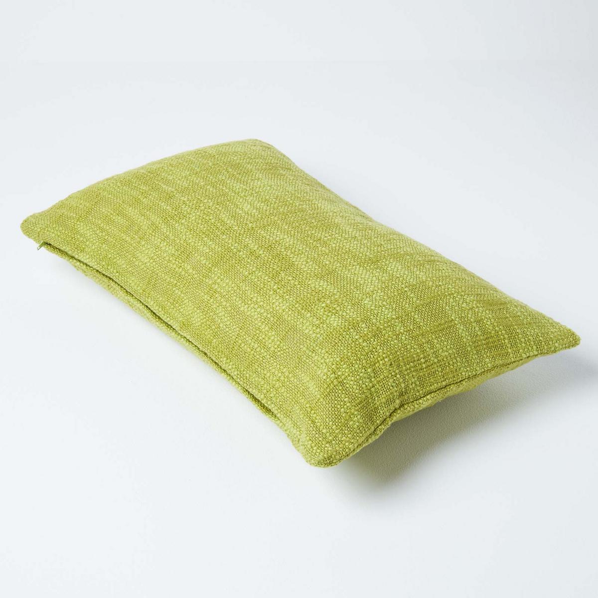 KISSENHÜLLE Nirvana Slub 30/50 cm, 100% Baumwolle - Grün, Textil (30/50cm) - Homescapes