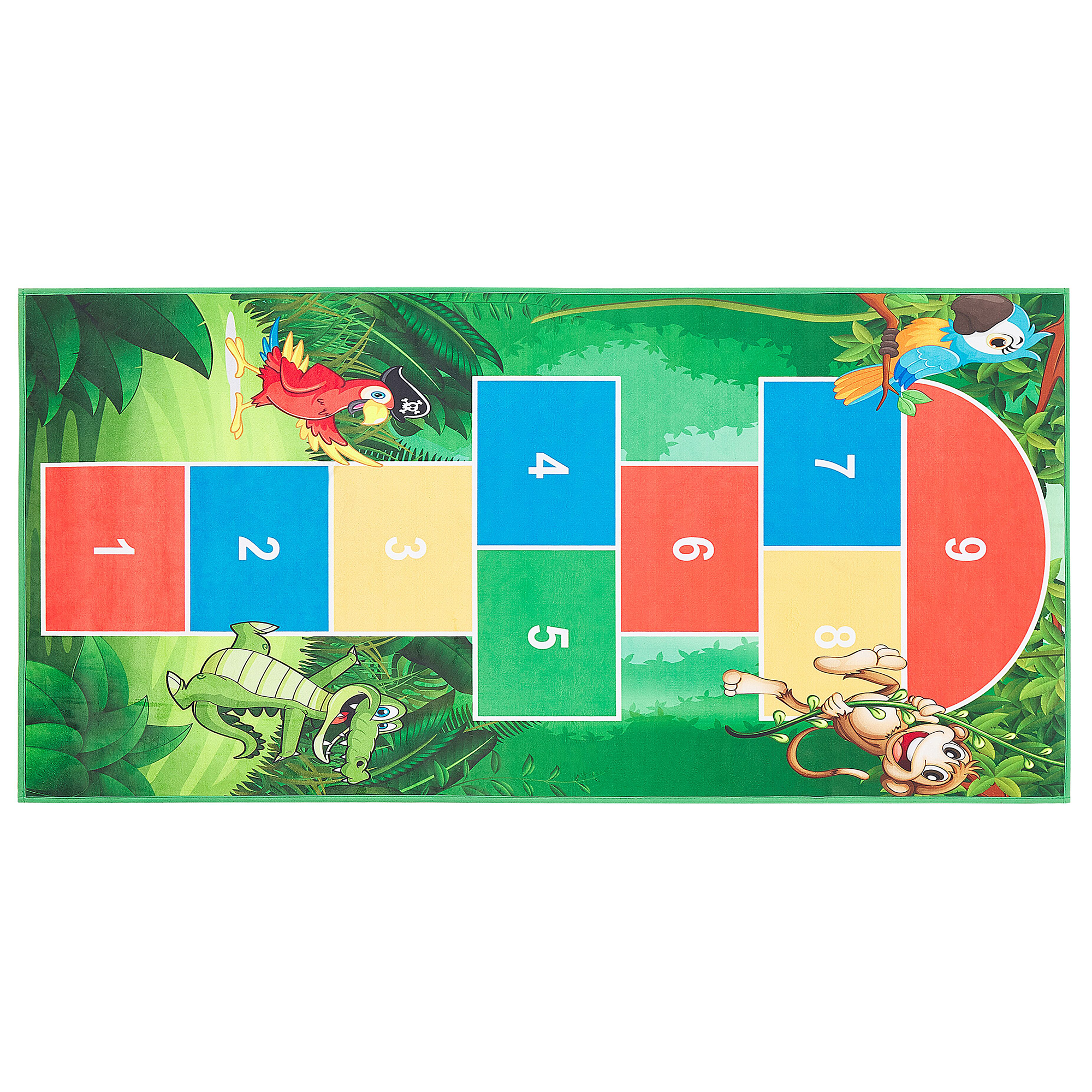 KINDERTEPPICH Babadag 150/80 cm - Multicolor, Kunststoff (80/150cm) - Beliani