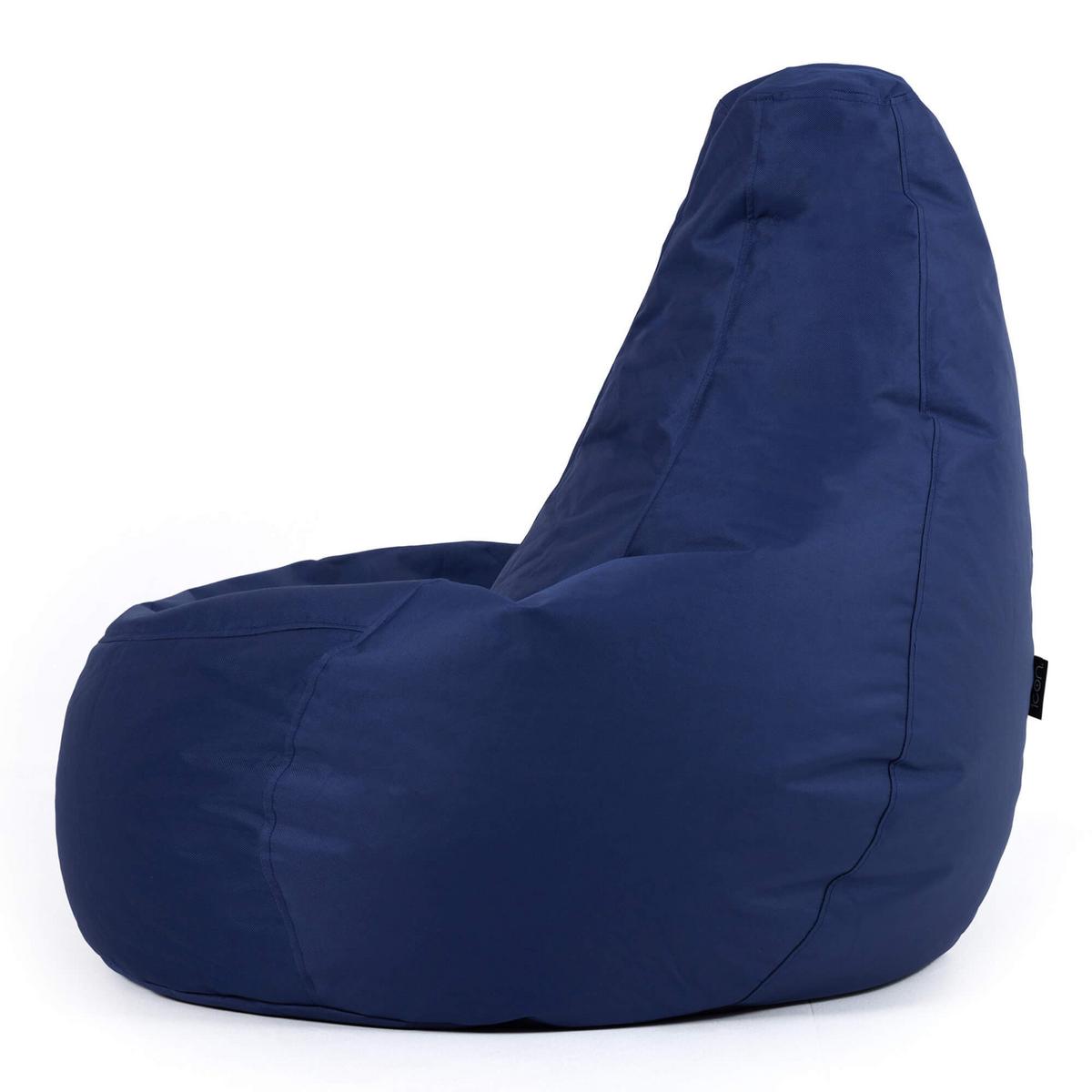 SITZSACK Gaming Stuhl für Indoor und Outdoor - Blau/Dunkelblau, Kunststoff (90/73/84cm) - icon