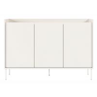 SIDEBOARD Tovi Weiß / Holzoptik Eiche 140 cm - Weiß, Holzwerkstoff/Metall (139.8/95.5/36.4cm) - Selsey