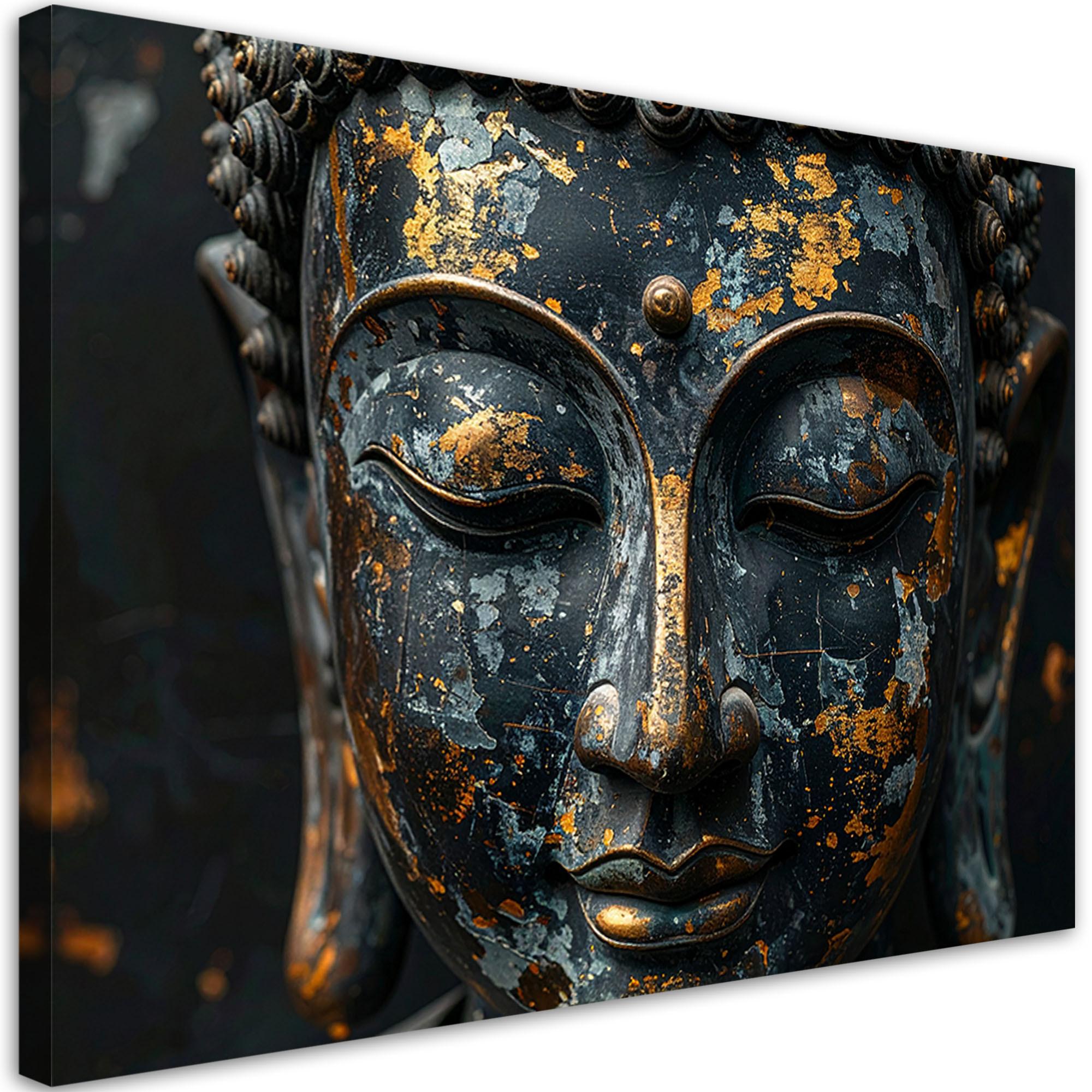 LEINWANDBILD Zen und Orientalisch 60x40cm - Schwarz, Textil (60/40cm) - Feeby
