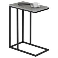 BEISTELLTISCH DEBORA Betonoptik/schwarz - Schwarz/Grau, Holzwerkstoff (26/46/61cm) - IDIMEX