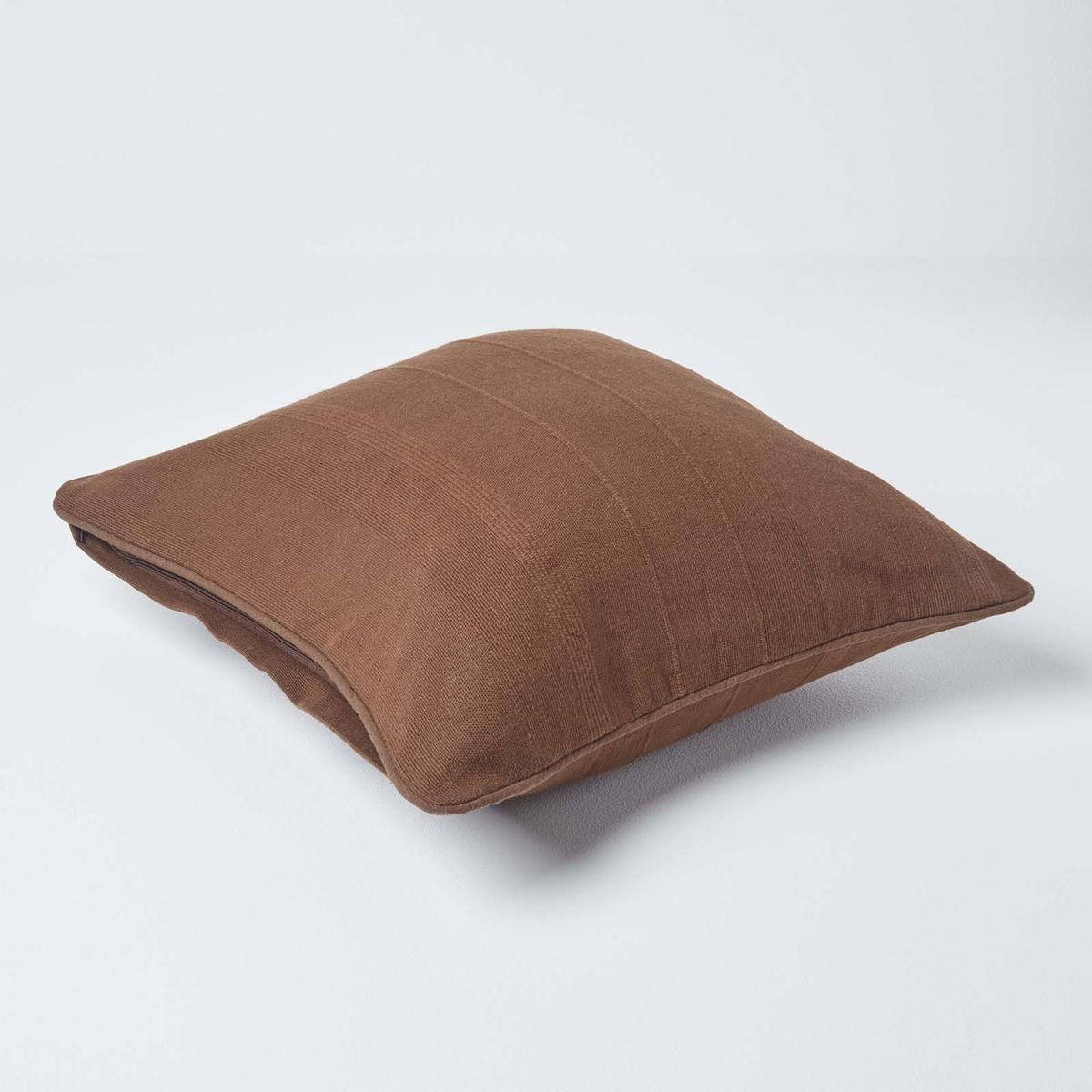 KISSENHÜLLE Rajput 45/45 cm, 100% Baumwolle - Braun, Textil (45/45cm) - Homescapes