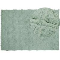 KURZFLOR-TEPPICH Hatay 230/160 cm - Grün, Textil (160/230cm) - Beliani