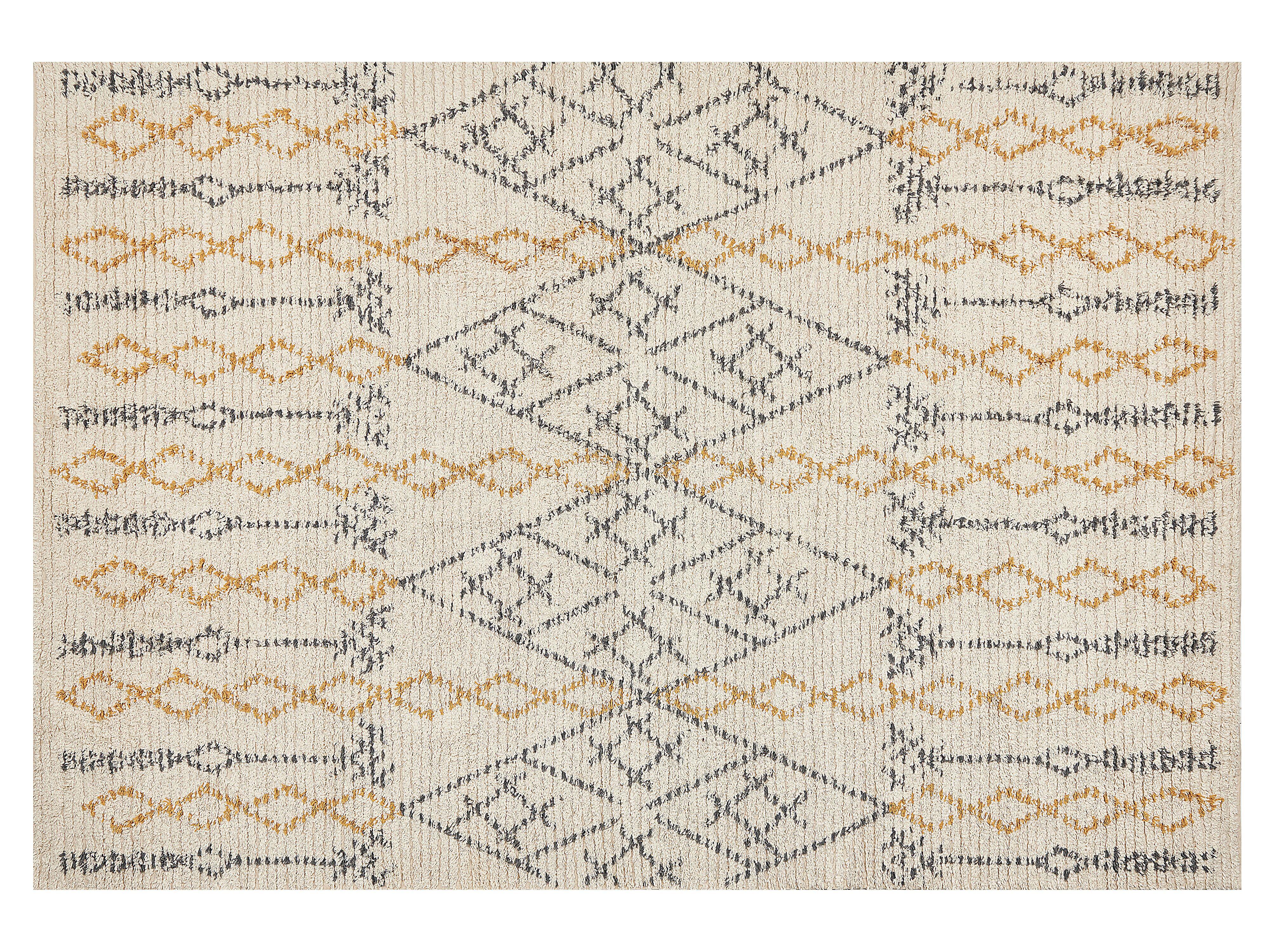 KURZFLOR-TEPPICH Kadapa 200/140 cm - Beige, Textil (140/200cm) - Beliani