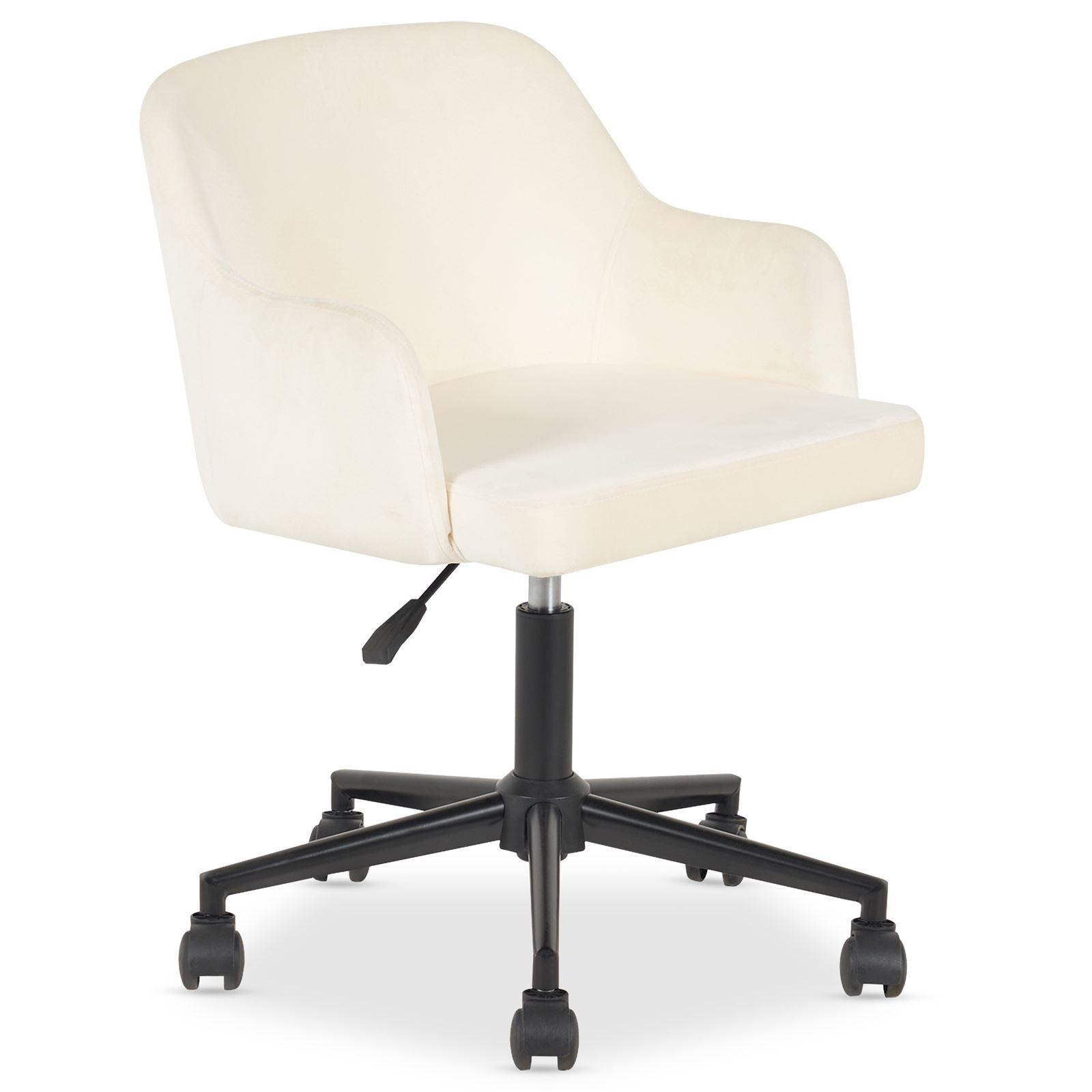 HOME-OFFICE DREHSTUHL OLIVER cremeweiß - Creme, Textil (52/87/56cm) - IDIMEX