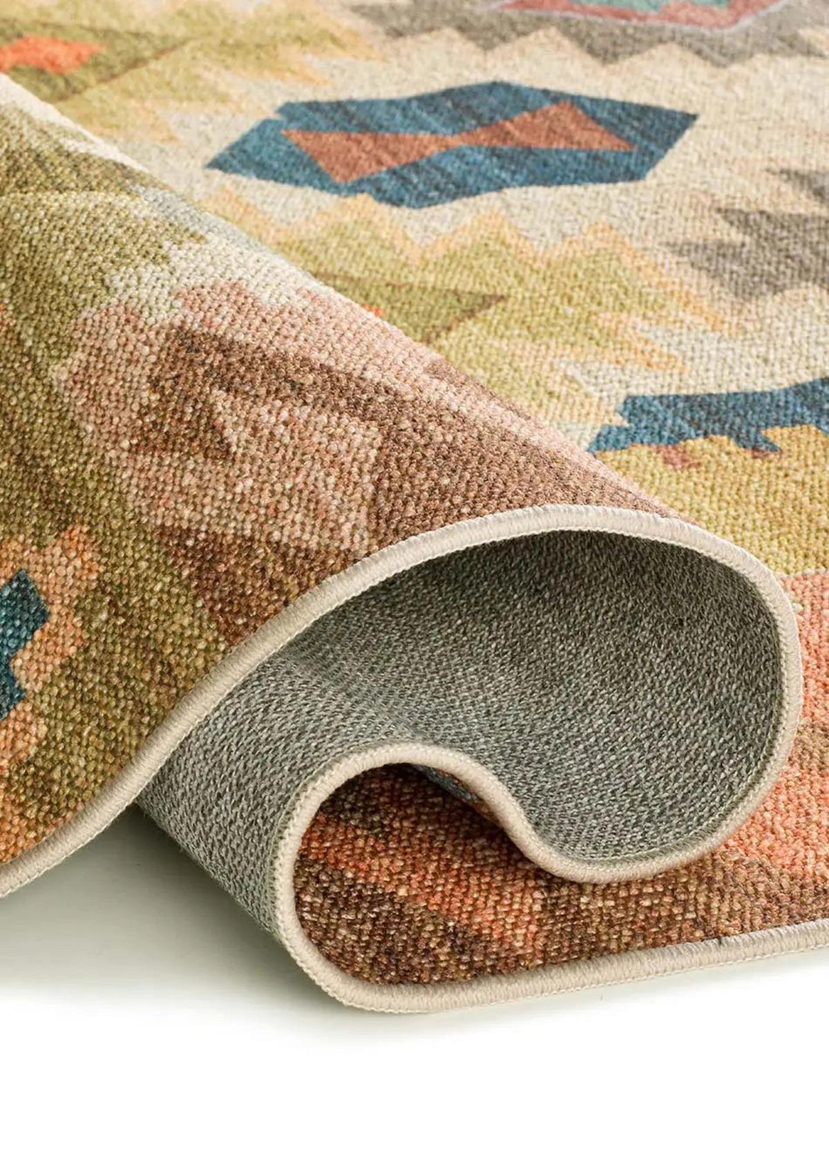 FLACHGEWEBETEPPICH Mehrfarbig Serak 140/200 cm - Multicolor, Textil (140/200cm) - Atticgo