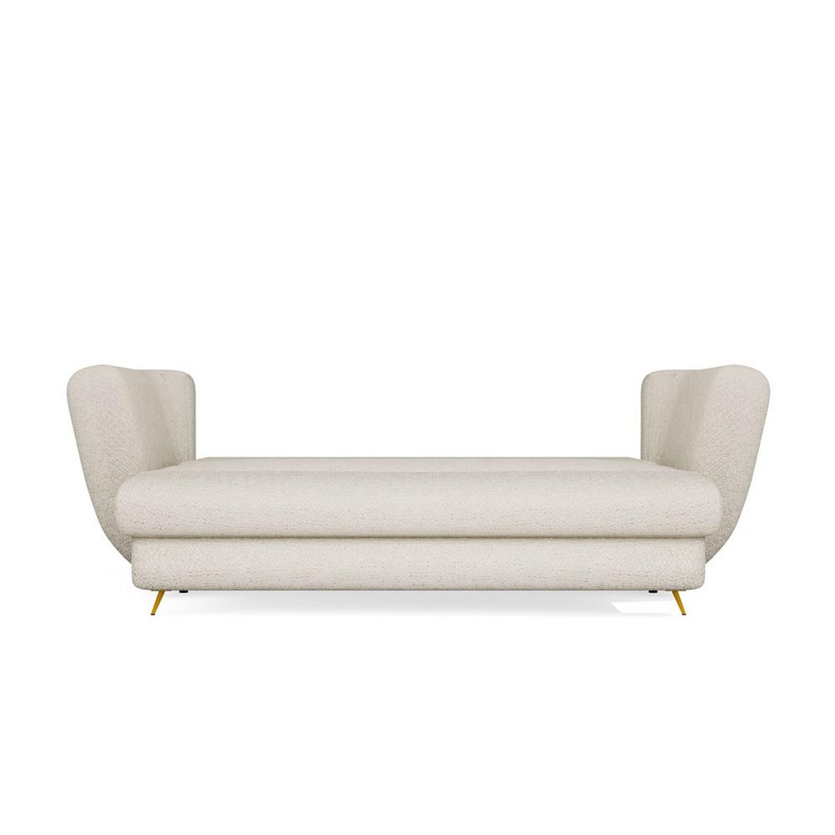 SOFA Beige, Gold 248/99/104 - Beige, Holzwerkstoff (248/99/104cm) - RAUMHIRSCH FURNITURE