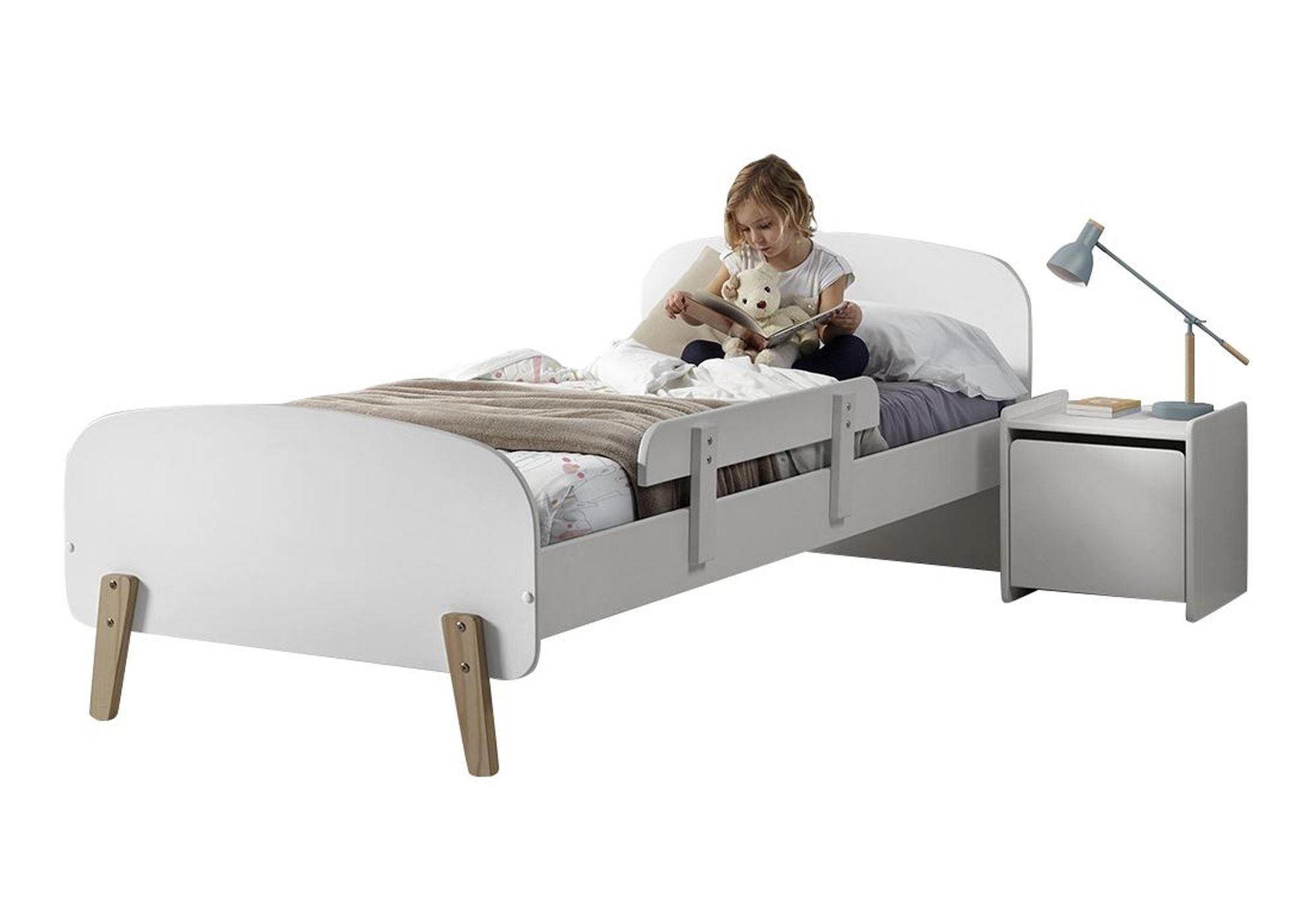 KINDERZIMMER Set Karilynn 2 Massivholz+MDF weiß - Weiß, Holz (120/73/220cm) - 58aufmkessel