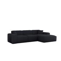 ECKSOFA Celes Premium In Sven - Blau, Holzwerkstoff/Textil (266/165cm) - Fun Möbel