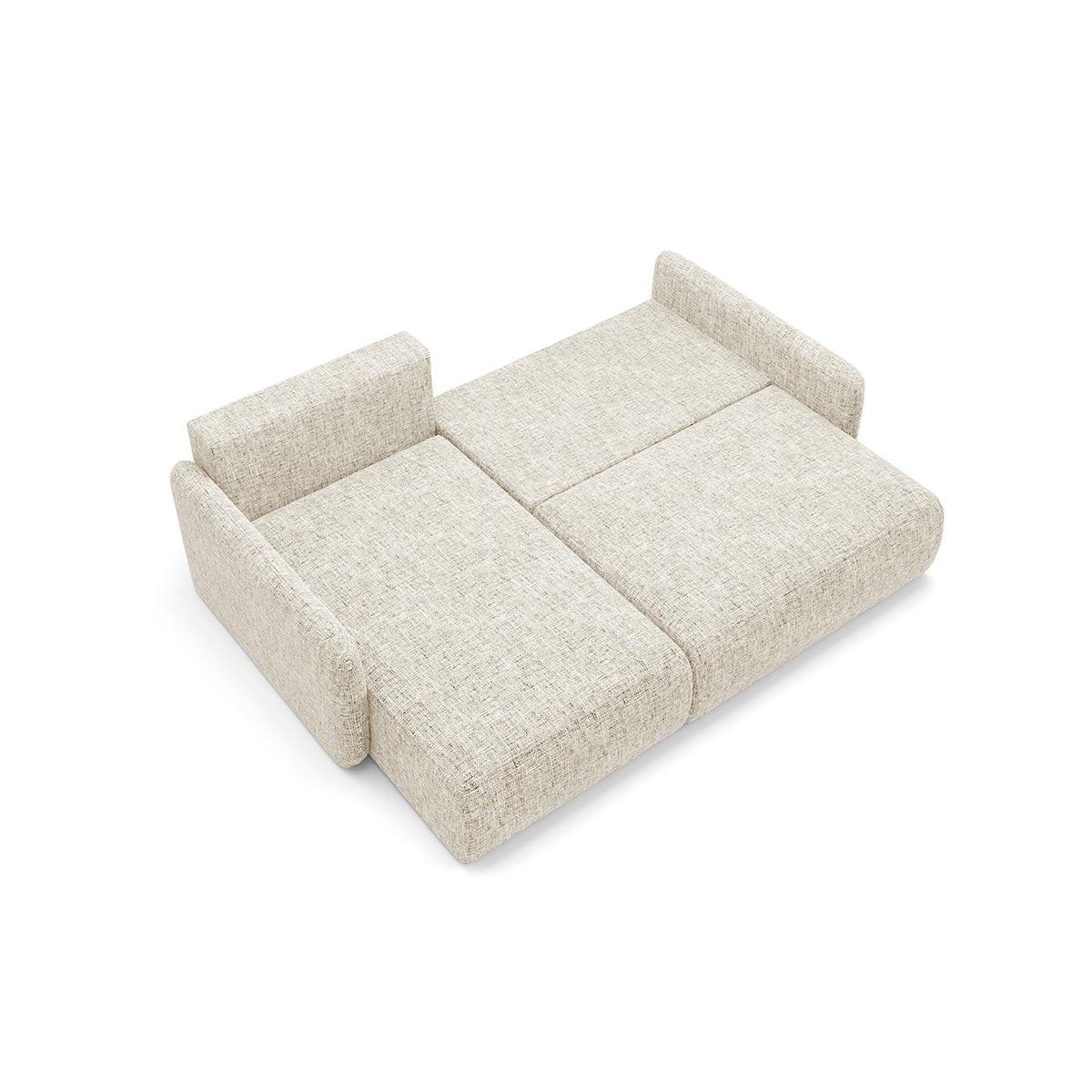 ECKSOFA Lazare 3 Sitzplätze Weiß - Weiß, Holz (217/148cm) - Petits-meubles