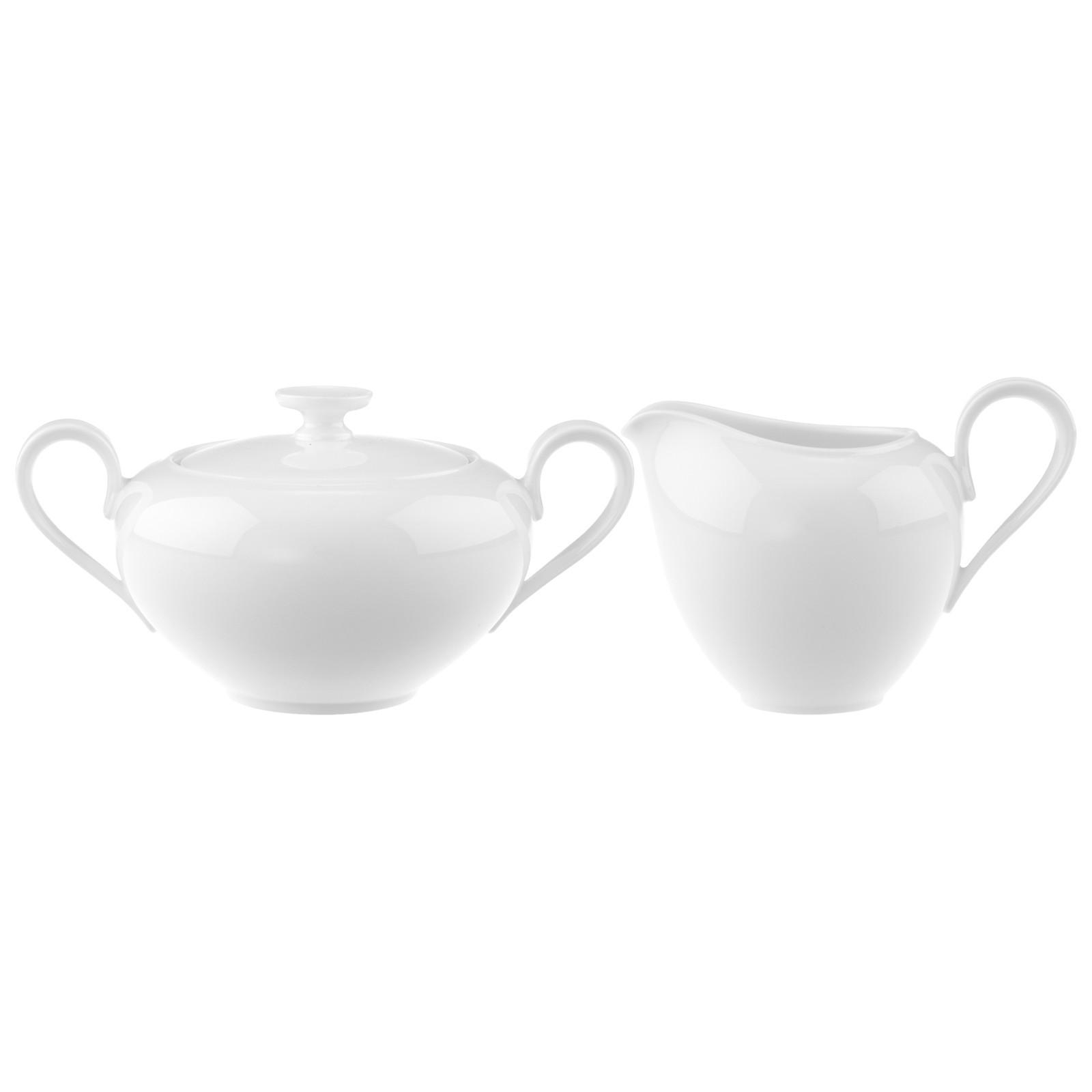 MILCH- UND ZUCKER-SET Anmut weiß - Weiß, Keramik (1/2cm) - Villeroy & Boch
