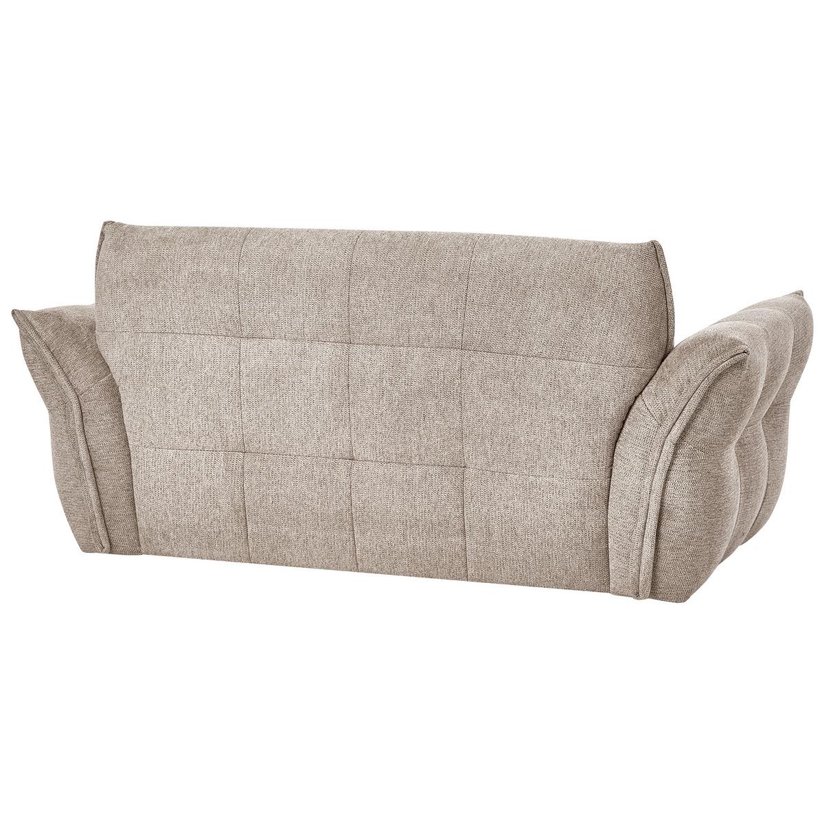 2-SITZER-SOFA Stoff Taupe Halba - Taupe, Textil (174/80/85cm) - Beliani