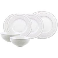 EINSTEIGER-SET Gray Pearl weiß 8-tlg. - Weiß, Keramik (2/2/2cm) - Villeroy & Boch
