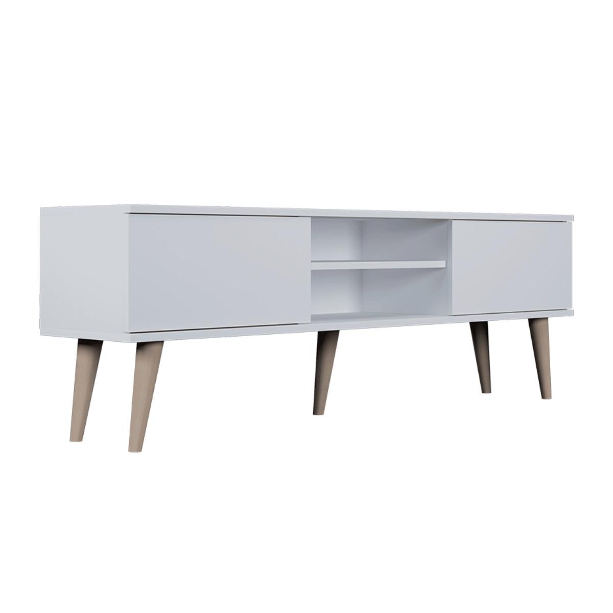 TV-MÖBEL Toronto Weiß - Weiß, Holzwerkstoff (160/55/35cm) - Petits-meubles