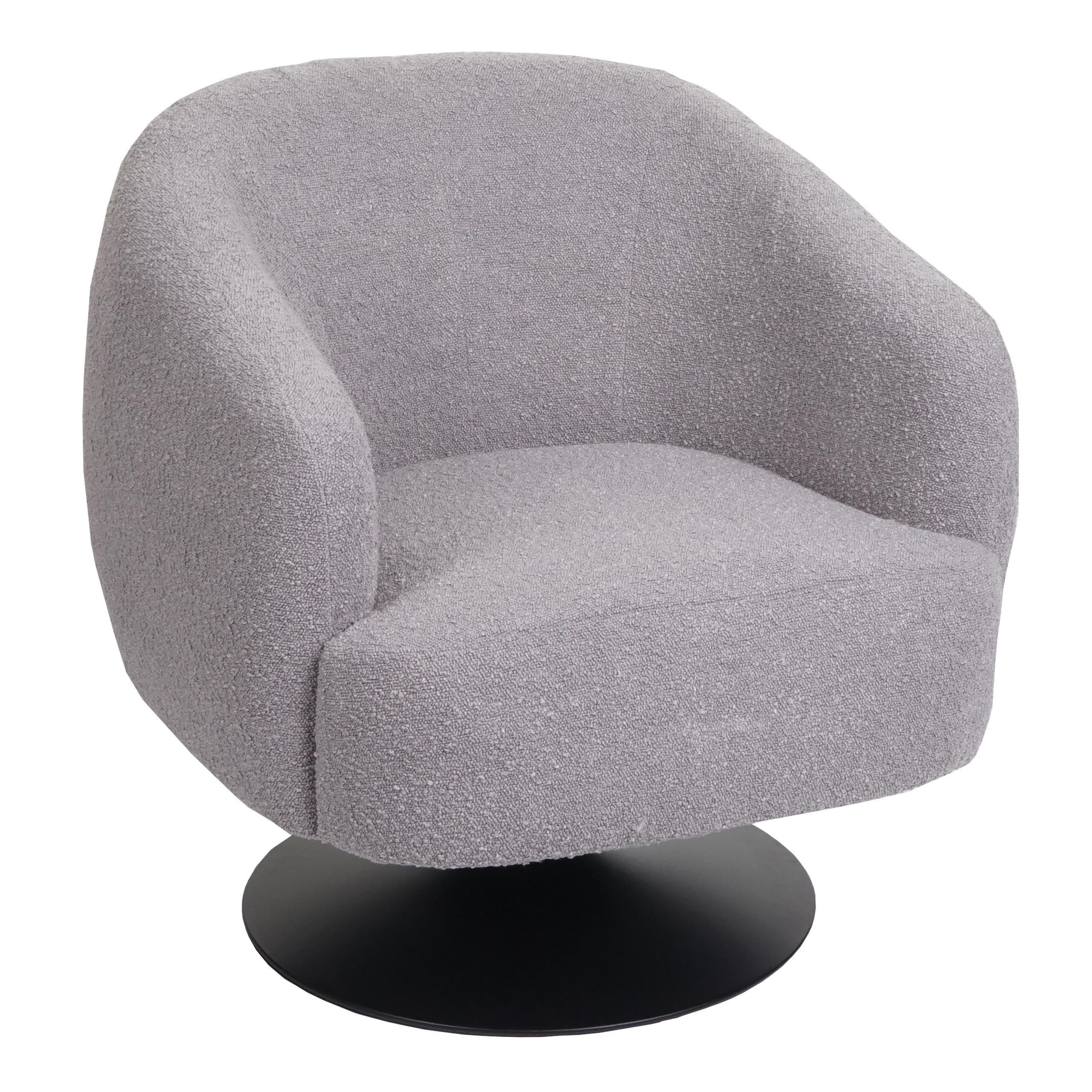 LOUNGE-SESSEL Hellgrau - Hellgrau, Textil (75/78/83cm) - MCW