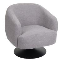 LOUNGE-SESSEL Hellgrau - Hellgrau, Textil (75/78/83cm) - MCW