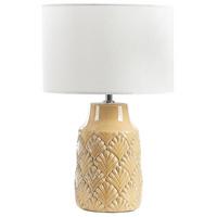 TISCHLAMPE Balao 28/28/43 cm - Orange, Keramik (28/28/43cm) - Beliani